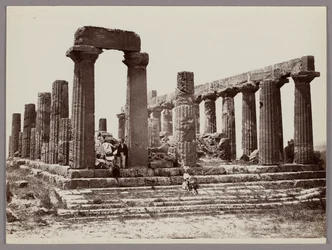 Agrigent: Tempel der Juno Lacinia, Girgenti, Nr. 1347