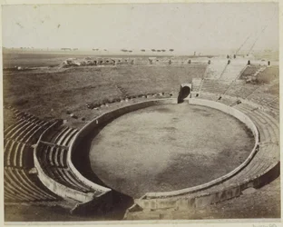 Innenansicht des Amphitheaters von Pompeji