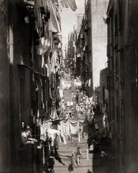 Straßenszene, Neapel, Italien
