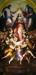Die Krönung der Jungfrau Maria, 1571.