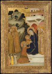 Die Anbetung der Könige, ca. 1340-43