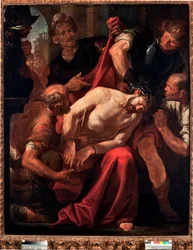 Die Verspottung Christi (Jesus wird von den Soldaten verspottet), 17. Jahrhundert, Genua, Musei di Strada Nuova