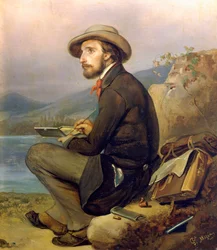 Porträt eines Malers, vielleicht Giovanni Carnovali