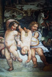 Hochzeit von Alexander dem Großen und Roxana (Detail)