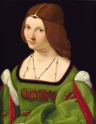 Porträt einer Dame (nach der Restaurierung)