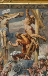 Counterfaccata, IL Pordenone, Kreuzigung 1520-21 (Detail)