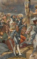 Gegenfassade, Kreuzigung 1520-21 (Detail)