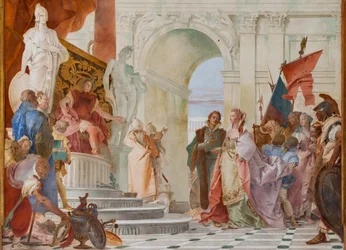 Großmut des Scipio Africanus (Detail)