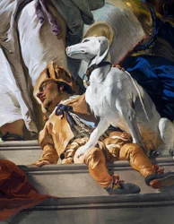 Zwerg und Hund (Detail)