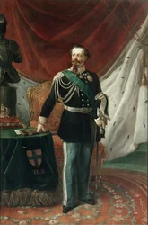 Porträt von Viktor Emanuel II. von Savoyen