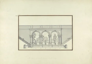 Rekonstruktion des zweiten Theaters in Laodicea, ca. 1750