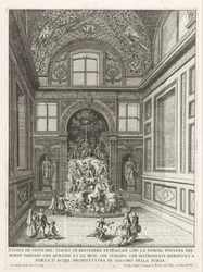 Stanza dei Venti in den Gärten der Villa Aldobrandini in Frascati