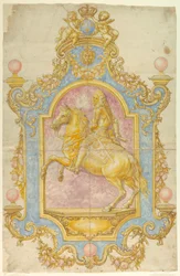Wanddekoration für Cosimo III de