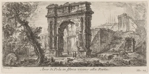 Bogen von Pola in Istrien