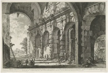 Fundament der Santi Giovanni e Paolo in Rom