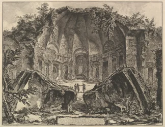 Hadrians Villa: Der Canopus Avanzi del Tempio Dio Canopo nella Villa Adriana in Tivo..., ca. 1769
