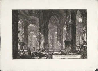 Innenraum eines Badehauses in Castel Gandolfo