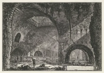 Innenraum des Tempels des Hercules Victor in Tivoli