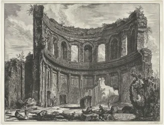 Kleiner Palast in der Villa Adriana in Tivoli