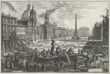 Piazza Navona in Rom (Serie: Ansichten von Rom)