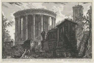 Tempel der Vesta und der Tempel der Tiburtinischen Sibylle in Tivoli