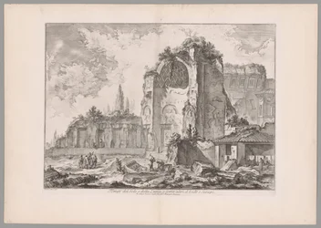 Tempel von Sol und Luna, aus Ansichten von Rom (Vedute di Roma)