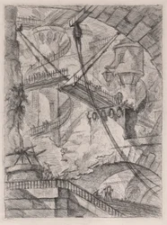 Die Zugbrücke, aus Carceri d