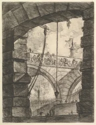 Die große Piazza, aus Carceri d