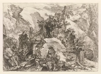 Die Skelette, aus Grotteschi (Grotesken)
