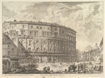 Das Theater des Marcellus Teatro di Marcello, ca. 1757