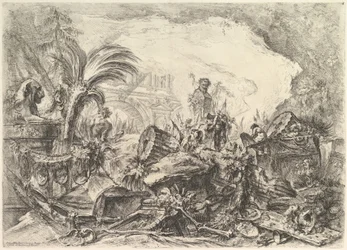 Der Triumphbogen, aus Grotteschi Grotesken