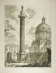 Trajanssäule, aus Ansichten von Rom