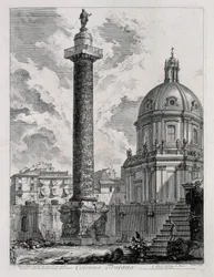 Trajanssäule (aus: Vedute di Roma)