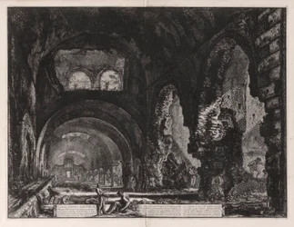 Veduta interna della Villa di Mecenate
