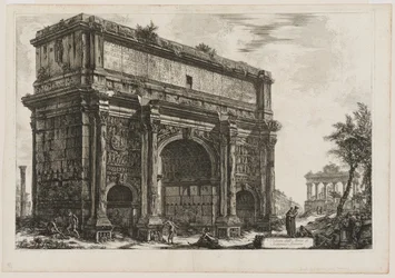Ansicht des Septimius Severus