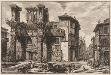 Ansichten von Rom: Forum von Nerva