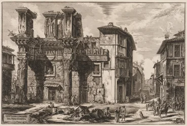 Ansichten von Rom: Forum von Nerva