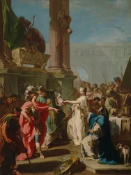Das Opfer der Polyxena, 1734