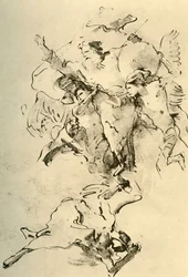 Gottvater umgeben von Engeln, 1758-1759, 1928