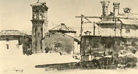 Gruppe von Gebäuden, Mitte 18. Jahrhundert, 1928