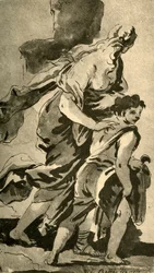 Hagar und Ismael, Mitte des 18. Jahrhunderts, 1928