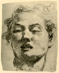 Kopf eines Jugendlichen, Mitte 18. Jahrhundert, 1928