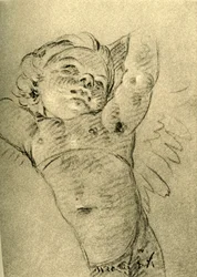 Schwebender Amor, Mitte 18. Jahrhundert, 1928