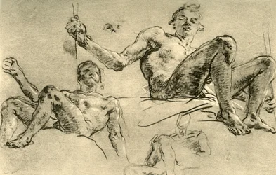 Aktstudien, Mitte des 18. Jahrhunderts, 1928