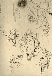 Satyr Hermen und orientalische Köpfe, Mitte 18. Jahrhundert, 1928