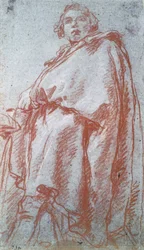 Studie eines Mannes, 18. Jahrhundert