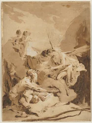Die letzte Kommunion des heiligen Hieronymus