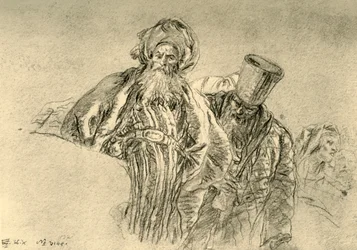 Zwei orientalische Händler, 1753, 1928