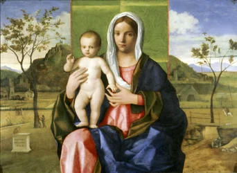 Madonna und Kind segnen