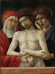 Pietà mit Madonna und St. Johannes dem Evangelisten